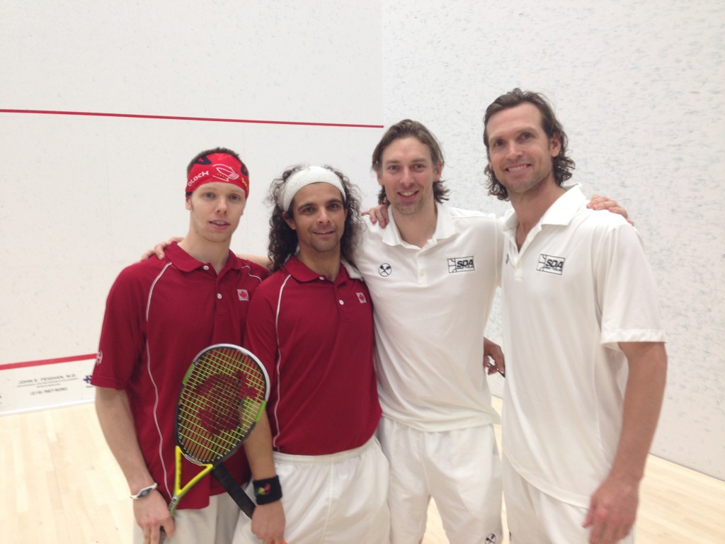 (left to right) Fred Reid, Will Mariani, Ben Gould, and Damien Mudge. 